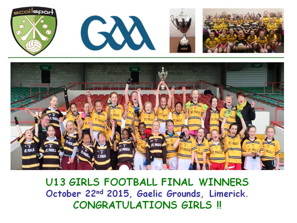 U13 Girls Football Final Winners